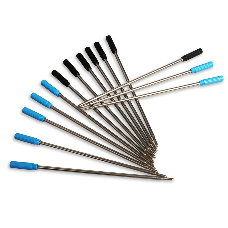 Aniann 4.5â€ Replaceable Ballpoint Pen Refills, 30 Pack Smooth Writing Ballpoint Refills for Cross Style Pen (Black and Blue Ink Refills) - Image 4